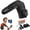Black, variant on Hwallkare Heated Shoulder Brace with Magnetic Remote, 5000mAh Battery Cordless Shoulder Heating Pad with Massage, 5 Vibration Modes & 5 Heating Levels for Men Women, Black