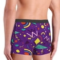 thumbnail image 5 of Kll Retro 80s Style Men'S Cotton Boxer Briefs Underwear-Small, 5 of 9