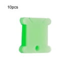 thumbnail image 2 of Winding Board Floss Bobbins Cord Spool Wire Winder Professional Household for Beginners Multipurpose Simply Used Stitch Embroidery DIY Prop Storage Green 10 Pieces, 2 of 9