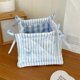 thumbnail image 5 of Organizador de Escritorio | Contenedor de Almacenamiento de Algodón para Refrigerios y Cosméticos | Contenedor Portátil de Tela Azul para Dormitorio, Baño, Oficina y Dormitorio | Soporte para Juguete, 5 of 6