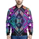 thumbnail image 2 of Chaquetas de bombardero con estampado azteca 3D para hombre, chaqueta de vuelo con cuello alto y cremallera, ropa de calle informal unisex de estilo Harajuku, abrigo, tops, ropa, 2 of 5