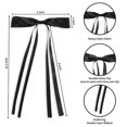 thumbnail image 2 of Ksopiavobs 6pcs Bow Hair Clips for Women Girls, Hair Bows Ribbons for Hair Bowknot Hair Clips with Long Tail, Coquette Long Hair Accessories Barrettes Hair Clips With Bow (Black), 2 of 7