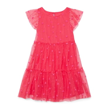 Wonder Nation Girls Tulle Dress, Sizes 4-18 & Plus
