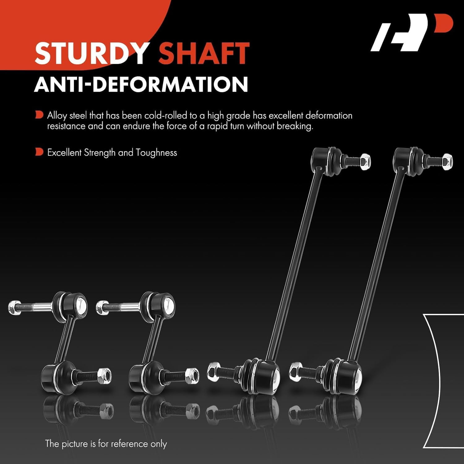 A-Premium 4Pcs Front Rear Sway Bar Link Stabilizer Link Kit Compatible with Ford Escape 2009-2012 Mazda Tribute Mercury Mariner 2009-2011