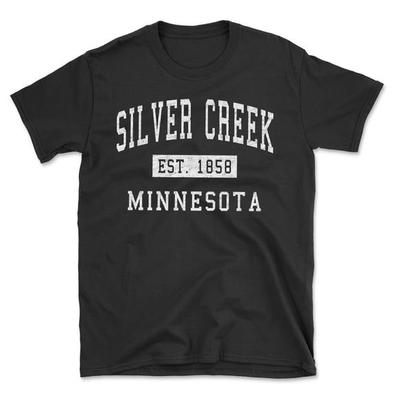 Silver Creek Minnesota Classic Established Men's Cotton T-Shirt