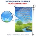 thumbnail image 2 of America Forever Bible Verse Garden Flag - 12.5 x 18 inch - Psalm 23 Christian Quotes Double Sided Religious Garden Flag - Outdoor Yard Decorative Inspirational Faith Flag, 2 of 5