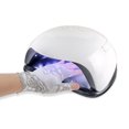 thumbnail image 2 of Unique Bargains 1 Pair Breathable Flower Manicure Gloves Women Silver Tone Black, 2 of 6