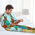 thumbnail image 6 of Sikiie African Women Mens Pajama Set, Soft Warm Long Sleeve Sleepwear, Cozy Button-Down Pjs for Men-, 6 of 7