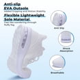thumbnail image 6 of AOV Women's Athletic Running Sneaker Shoes for Sports, Gym, Jogging, Tennis and Fitness White US 8.5, 6 of 8