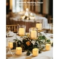thumbnail image 3 of Homemory 24Pack Flickering Flameless Votive Candles, Battery Operated LED Tealight for Wedding, Outdoor, Table, Festival (Warm White,Battery Included), 3 of 10
