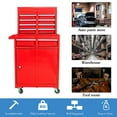 thumbnail image 6 of POWANLI Detachable 5-Drawer Rolling Tool Chest with Bottom Cabinet and One Adjustable Shelf/Locking System for Garage Workshop Warehouse Repair Shop, 6 of 8
