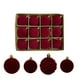 thumbnail image 1 of Adornos navideños, adornos navideños, regalos navideños 6 cm flocado terciopelo oscuro Navidad árbol de Navidad decoración 12 piezas Un chopper, 1 of 7