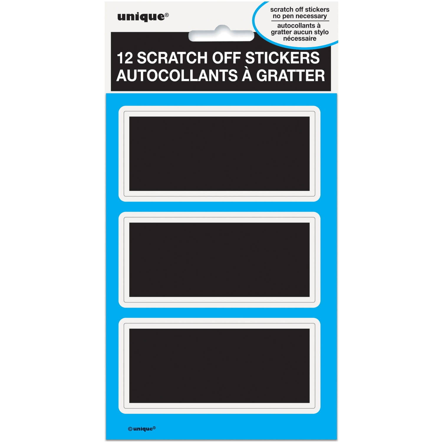 Scratch Off Stickers, 12ct