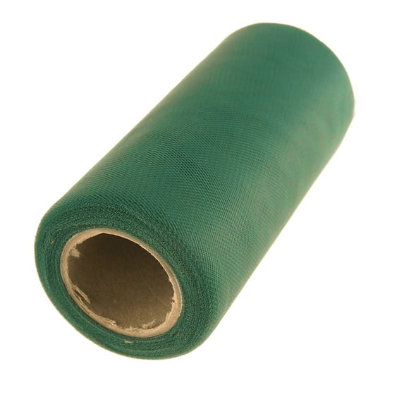 Premium American Tulle Spool Roll, Made in the USA, 6-inch, 25-yard, Jade
