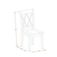 thumbnail image 2 of Atlin Designs Antique 5-piece Dining Set with Round Table in Linen White, 2 of 6