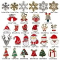 10 Pieces Christmas Charms 3D Nail Cartoon Rhinestone Art Metal Nail
