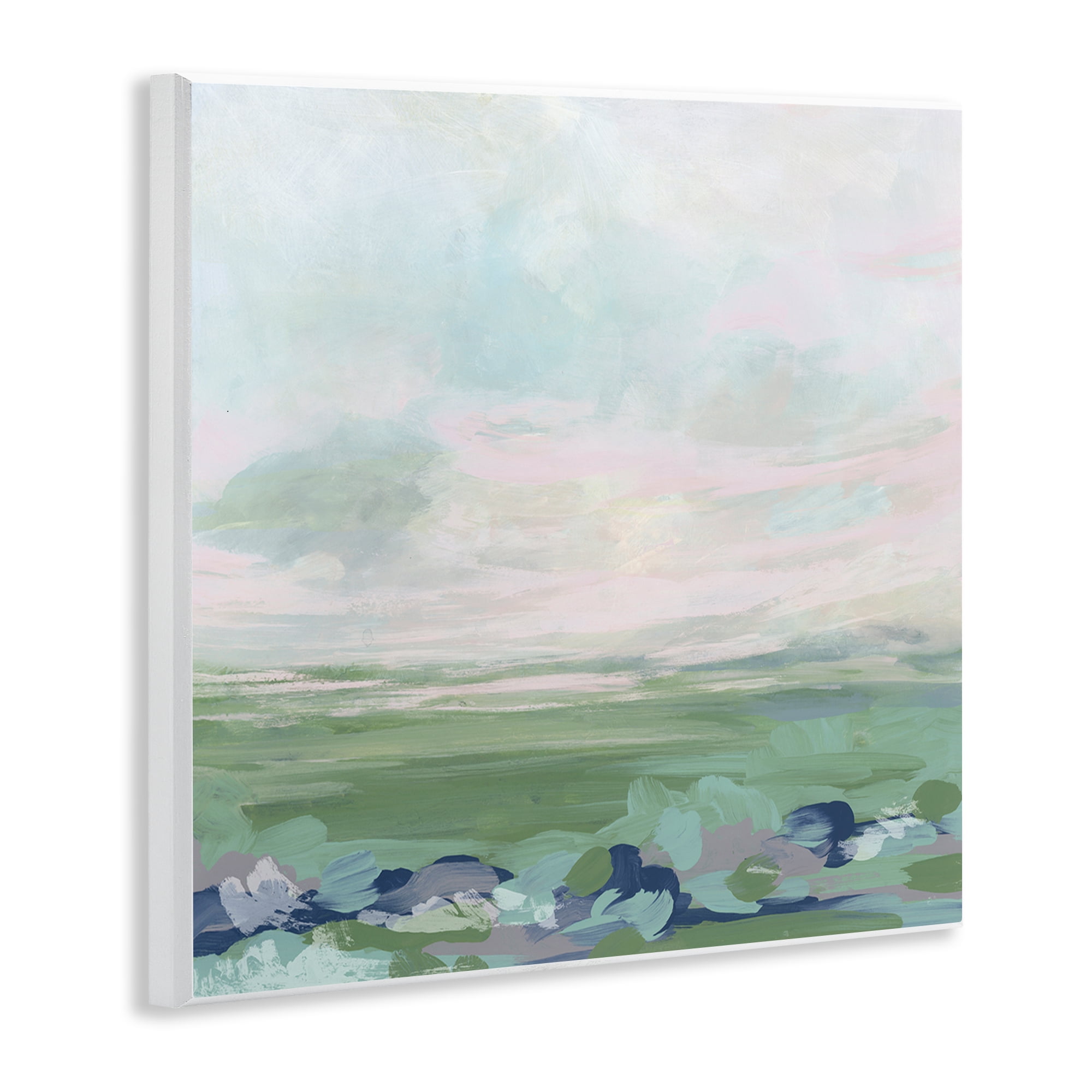 Stupell Industries Grassland Sky Gradient Landscape & Nature Painting Unframed Art Print Wall Art, 12 x 12