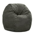 thumbnail image 4 of Jaxx 5 Foot Saxx - Big Bean Bag Chair for Adults, Charcoal, 4 of 7