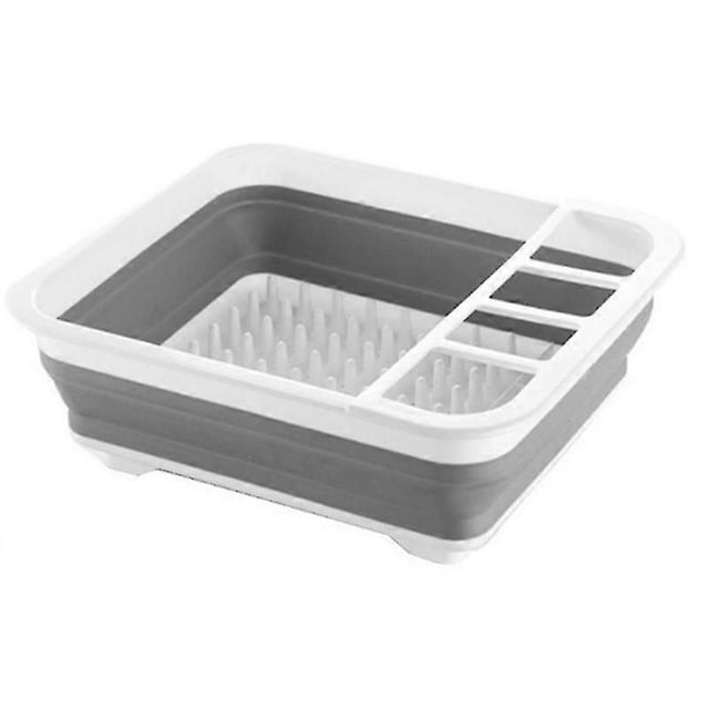 Escurridor de platos plegable y portátil, apto para encimeras de cocina. Escurridor de platos plegable, apto para camping en RV.