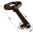 thumbnail image 4 of Haz-quls (KY-2AB) Clé Squelette Antique à Barillet Creux (2 Pcs), 4 of 4