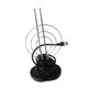 thumbnail image 4 of Antena de TV de interior tipo oreja de conejo, ligera, resistente y portátil para canales locales. Fácil de usar. Cable de 1 metro, 4 of 9