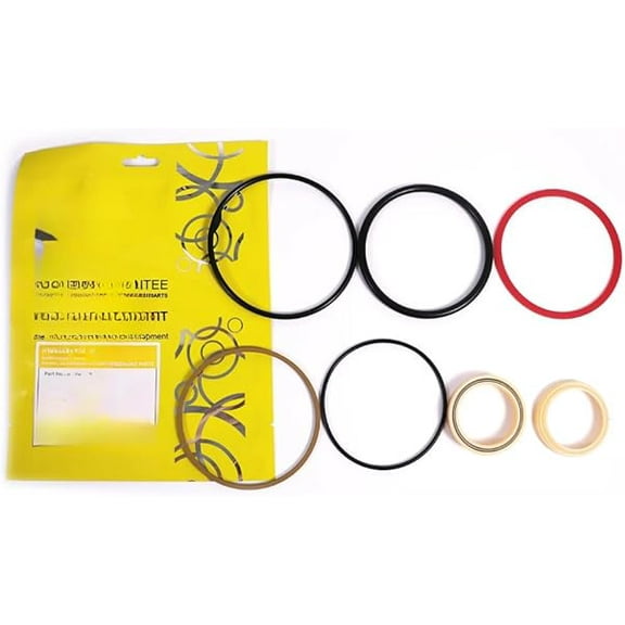 Seal Kit 7196894 Fits Compatible with Bobcat Hydraulic Cylinder 753 773 863 S130 T140 Single Tilt Skid Steer Excavator Part