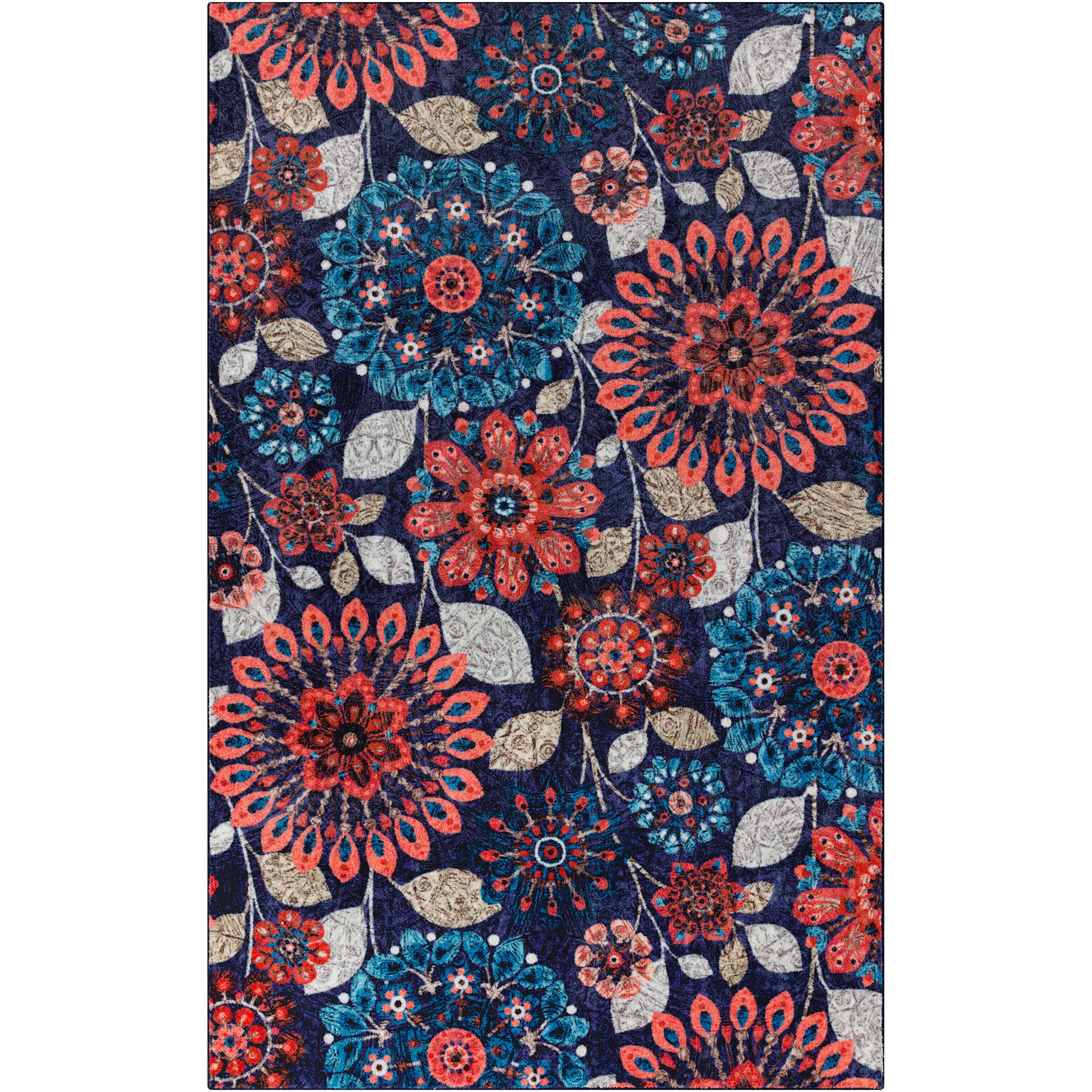 Mohawk Home Prismatic Floral Dream Kaleidoscope Transitional