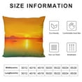 thumbnail image 5 of Chilfamy Sunset Boat Mountains Pillow Covers for Couch Sofa Indoor Outdoor Home Decor Autumn High-Quality 1PC 20x20in, 5 of 5