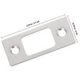 thumbnail image 2 of Minkissy 4 Sets Security Door Strike Plate Stainless Steel for Improved Safety, 2 of 8