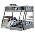 thumbnail image 2 of Acme Jason Twin over Full Bunk Bed with 2 Drw in Gray, 2 of 4