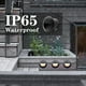 thumbnail image 5 of Recessed 3W LED Wall Light, Warm White, Waterproof Aluminum Stair Steps, 230V, Black (Set of 4), 5 of 5