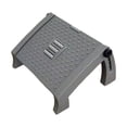 thumbnail image 5 of Foot Rest for under Desk at Work, Foot Rest Cushion with Massage Surface and Massage Roller, Foot Stool under Desk Footrest Curve Footrest for Sitting Gray, 5 of 10
