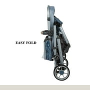 Monbebe 6 in 1 Modular Infant & Toddler Travel System Stroller, Black & Gold II
