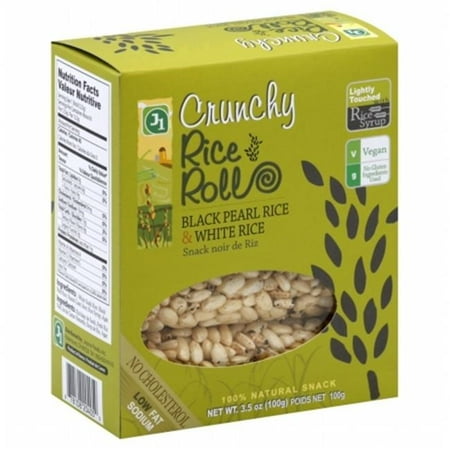 J1 Crunchy Rice Rolls Black Pearl Rice and White Rice, 3.5