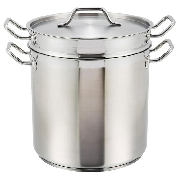 Winware Stainless DoubleBoiler, 16 Quart, stainless steel