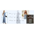 thumbnail image 4 of JWD Women Summer Round Neck Casual Loose Split Wrinkle-Free Long Maxi Vacation Dress with Pockets Army Green M, 4 of 10