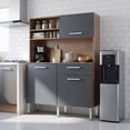 thumbnail image 2 of Rack Alacena de Cocina de Madera con 3 Puertas y 1 Cajón Mueble Organizador Multiusos para el Hogar, 2 of 8