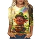 thumbnail image 3 of TaTaai St. Patrick's Day Women's Casual Print Round Neck 3/4 Sleeve T-Shirt Loose Top Gift, 3 of 5