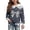 00#Grey193, variant on Byoo Tween Girls Silver Bow Snowflake Sweatshirt Crewneck Long Sleeve Holiday Casual Pullover Sweatshirt,Black