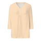 thumbnail image 4 of Blusa de manga 3/4 y cuello en V para mujer: estampado floral, poliéster, corte ajustado, prenda elegante informal para la oficina o una fiesta, combina con vaqueros o faldas., 4 of 5