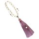 thumbnail image 4 of Abalorios de cuentas de loto para coche, adorno colgante, accesorio colgante para espejo retrovisor de coche, decoración para patio, camión y jardín Gris Rosa 33cm, 4 of 7