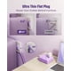 thumbnail image 4 of Power Strip SUPERDANNY, enchufe plano de 10 pies, 8 enchufes, 4 USB, morado, 4 of 8