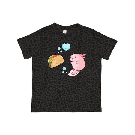 

Inktastic An Axolotl Meets a Taco Gift Toddler Boy or Toddler Girl T-Shirt