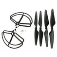 thumbnail image 1 of Milaget CW CCW Propellers & Protection Frame Cover Set for Hubsan H501S Black, 1 of 9