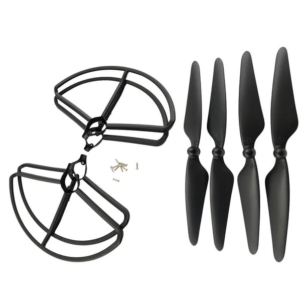 4 Piezas De Hélice Prop Hélices Yotijar Para H501S RC Helicópteros Negro