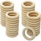 thumbnail image 1 of 40 anillos de madera sin terminar de 2,9 pulgadas para manualidades, círculo de madera maciza natural para proyectos hechos a mano de macramé (interior de 1,9 pulgadas), 1 of 3