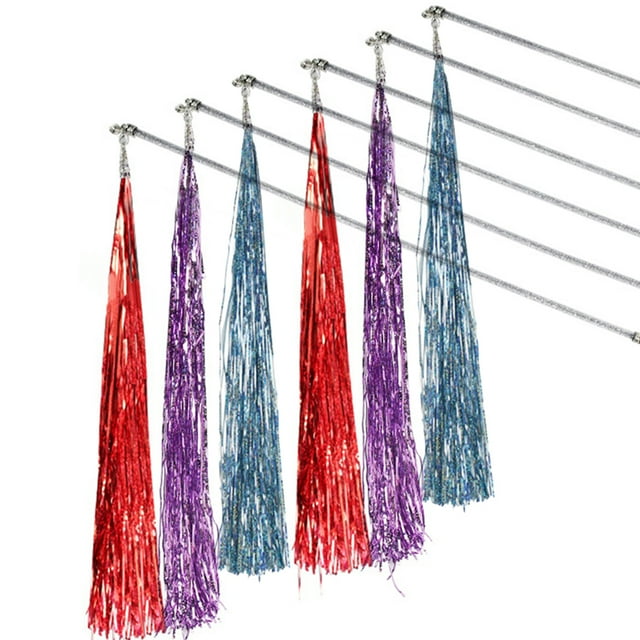 3PCS Cat Tassel Teaser Funny Cat Teaser Wand Kitten Interactive Toy with Bell