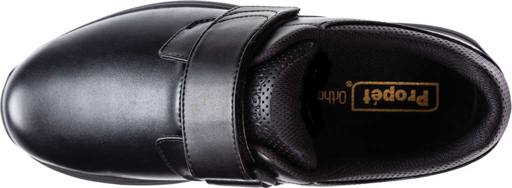 Men's Propet Pierson Strap Orthopedic Shoe Black Leatherette 9.5 3E - image 4 of 5