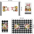 thumbnail image 5 of 2 Pack Easter Kitchen Towels Dish Towels, 18x26 Inch Seasonal Cloth Tea Towel Bunny Happy Easter Hand Towel Dishcloth Spring Holiday Flowers Cloth Towel for Home Housewarming Gift, 5 of 5