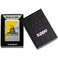 thumbnail image 7 of Zippo Dont Tread On Me Gadsden Flag Design Brushed Chrome Pocket Lighter, 7 of 7